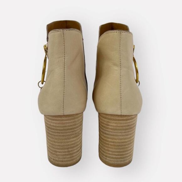 See By Chloe Louise Medium Leather Ankle Bootie Size 36.5 - Picture 12 of 14